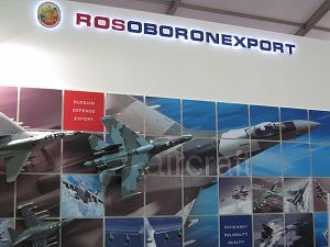 Rosoboronexport, responsable exclusiva de todas las exportaciones de armas